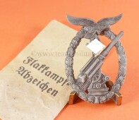 Flakkampfabzeichen der Luftwaffe mit T&uuml;te (WH) -...