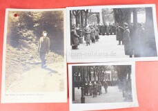 3 x Foto/Postkarten A. Hitller - H.Himmler