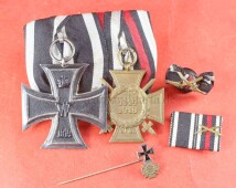 2-fach Ordensspange Preussen mit Miniaturen