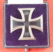 Eisernes Kreuz 1.Klasse 1914 im Etui (AWS) - TOP SET