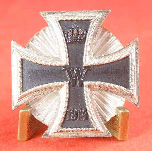Eisernes Kreuz 1.Klasse 1914 an Strahlenschraubscheibe (Deumer) - MINT CONDITION
