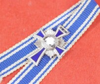 Miniatur Mutterkreuz in Silber / Ehrenkreuz der Deutschen...