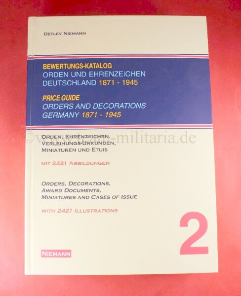 Buch - Bewertungs-Katalog Orden und Ehrenzeichen Deutschland 1871-1945