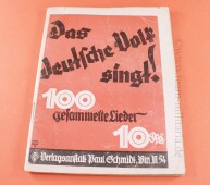 Liederbuch - Das deutsche Volk singt 100 gesammelte Lieder