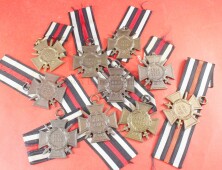 10 x Ehrenkreuz f&uuml;r Frontk&auml;mpfer 1914-1918 am Band