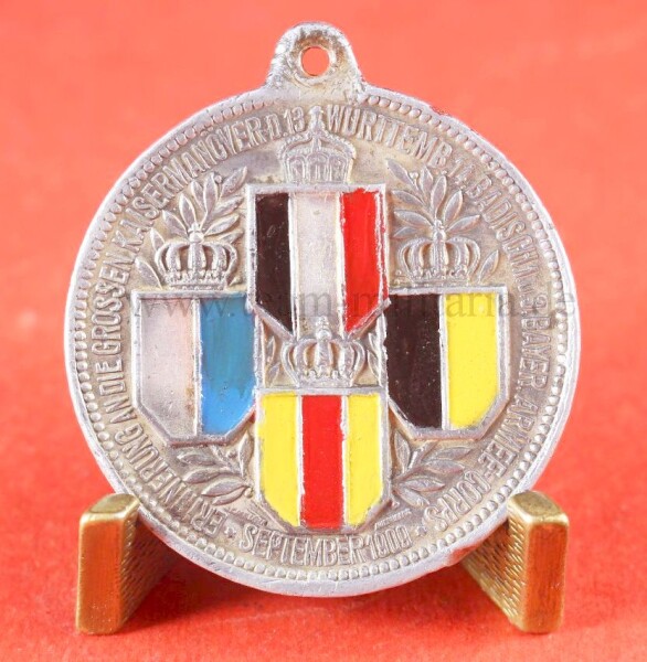 Medaille Kaisermanöver Württemberg 14.badische und bayrische Armee Corps Wilhelm II. 