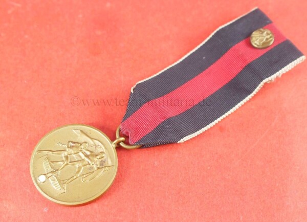 Medaille 1.Oktober Sudetenland mit Bandspange mit Auflage - SELTEN