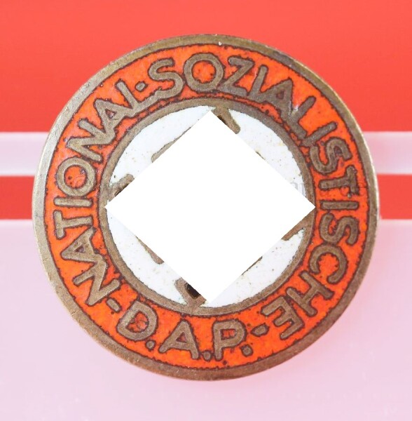NSDAP Parteiabzeichen Mitgliedsabzeichen (M1/109) - TOP CONDITION - SELTEN