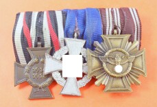 3-fach Ordensspange der NSDAP Dienstauszeichnung in Bronze