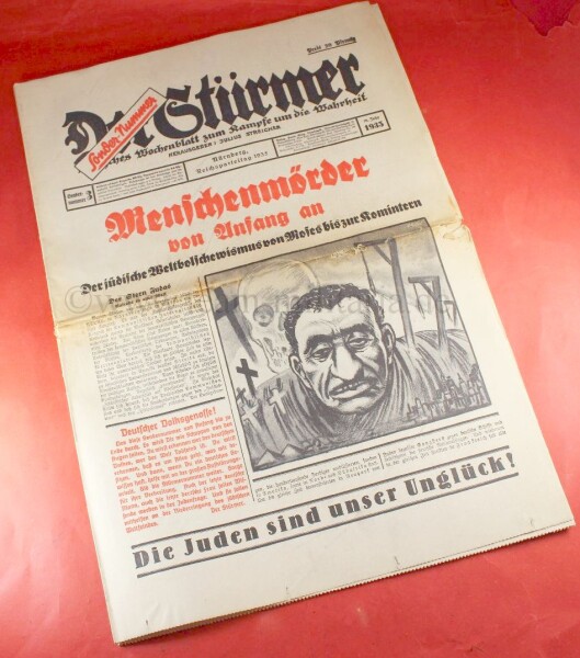 Zeitung / Zeitschrift "Der Stürmer" 1935 Sondernummer 3