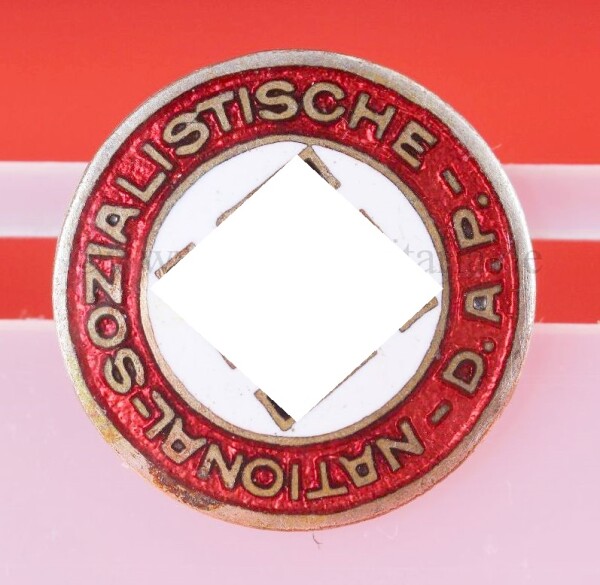 frühes NSDAP Parteiabzeichen Mitgliedsabzeichen (Reduktion) - TOP CONDITION - SELTEN