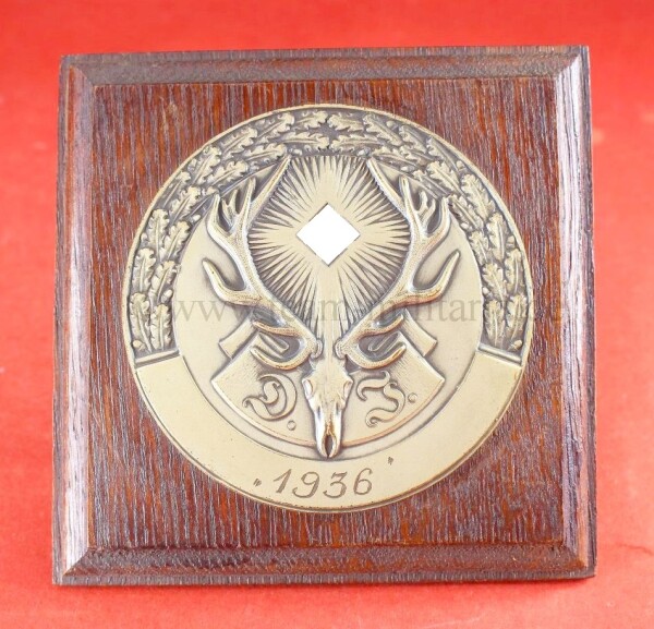 Ehrenpreis Plakette Deutsche Jägerschaft (D.J.) 1936