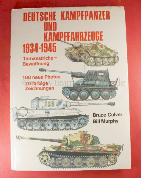 Fachbuch - Deutsche Kampfpanzer und Kampffahrzeuge 1934-1945