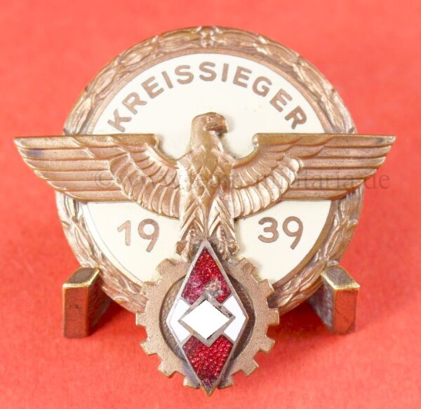 Ehrenzeichen Kreissieger im Reichsberufswettkampf 1939 (H.Aurich)