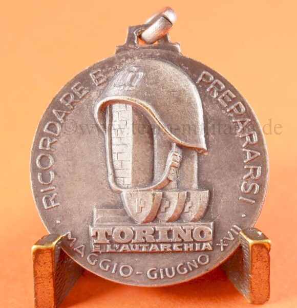 Italien 2. Weltkrieg PNF Medaille der "Federazione Provinciale Fascista Torino"
