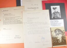 Vorschlag zum Ritterkreuz SS-Obersturmbannf&uuml;hrer...