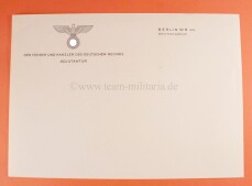 Briefpapier - Adjutantur - Der F&uuml;hrer und Kanzler...