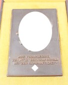Bronzeplakette Adolf Hitler - Der F&uuml;hrer im seltenen...