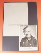 Portrait und Briefpapier von Schwertertr&auml;ger General...