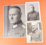 3 x Foto Ritterkreuztr&auml;ger Generaloberst Franz...