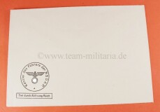 Briefumschlag - Kanzlei des F&uuml;hrers der NSDAP - SELTEN