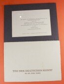 2 x Einladungskarte zum Tag der Deutschen Kunst 1939 -...