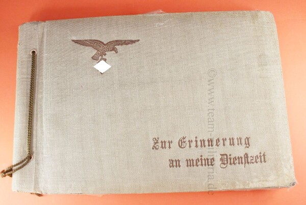 Fotoalbum Zur Erinnerung an meine Dienstzeit 1939 Luftwaffe (DKiG Träger)