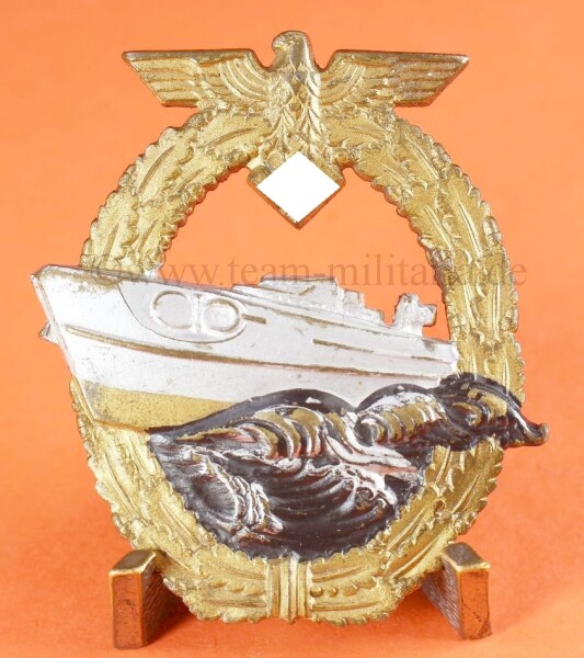 Kriegsmarine Schnellbootkriegsabzeichen 2.Form (AS) - MINT CONDITION
