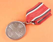 Rote Kreuz Medaille 3.Klasse 1898 in Stahl am Band