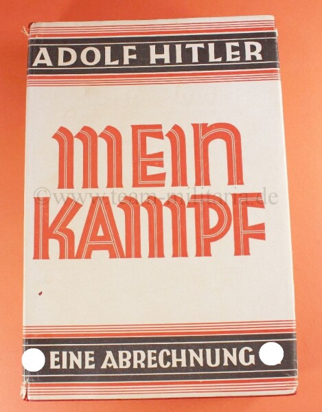 Erstausgabe "Mein Kampf", Band 1 im Schutzumschlag  - MINT CONDITION - EXTREM SELTEN