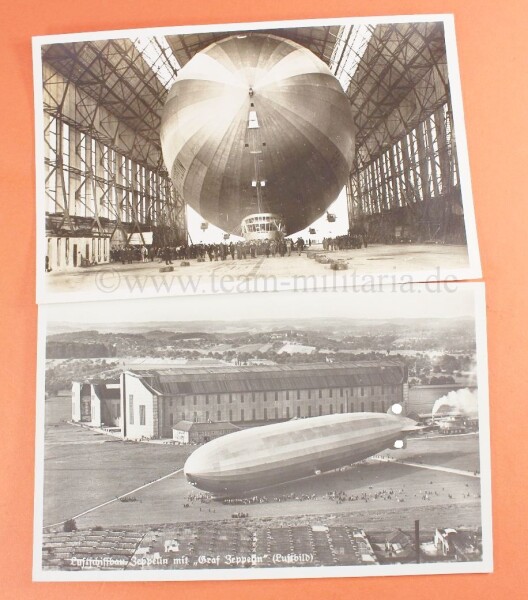 2 x Postkarten "Graf Zeppelin"