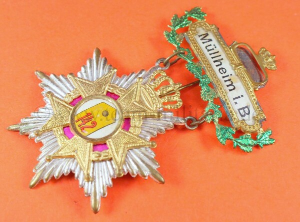 Erinnerungsabzeichen Müllheim badisches Infanterie-Regiment Nr. 142