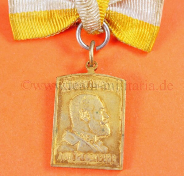 Erinnerungsabzeichen Dienstzeit - König Wilhelm II von Württemberg