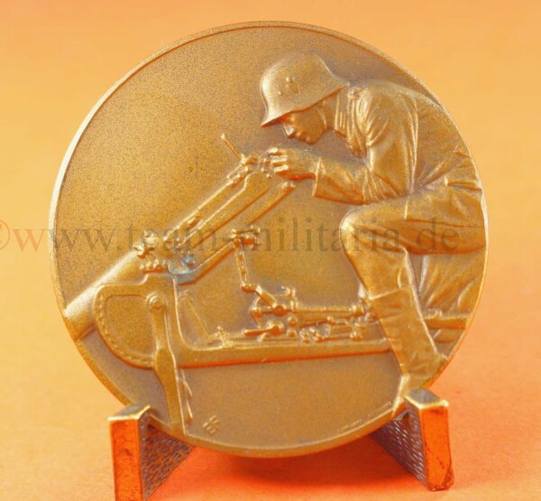 Medaille Siegermedaille Bronze Preisrichten 1932 Inf. Regt. (M.G.) Kompanie