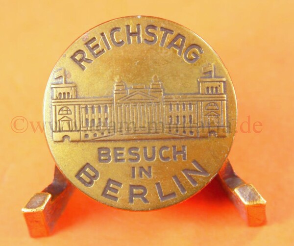 Medaille / Abzeichen "Reichstag - Besuch in Berlin"