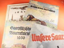 4 x Bauernkalender / Saarbr&uuml;cken / Westmark / Saarpfalz
