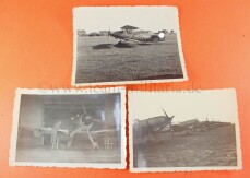3 x Fotos Luftwaffe ME 109