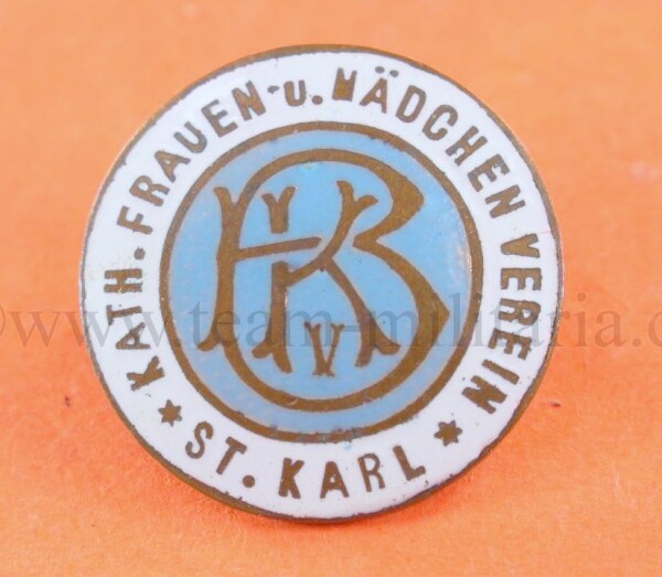 Mitgliedsabzeichen Katholischer Frauen und Mädchenverein St. Karl