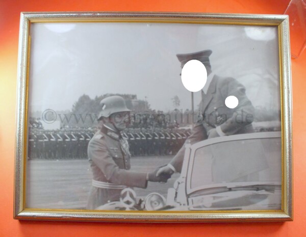 Wandbild der Führer im Fahrzeug / Führer mit General