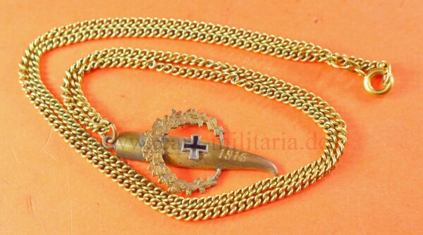 patriotischer Halsschmuck Kette Weltkrieg 1 WW1 Eisernes Kreuz 1915 Halskette