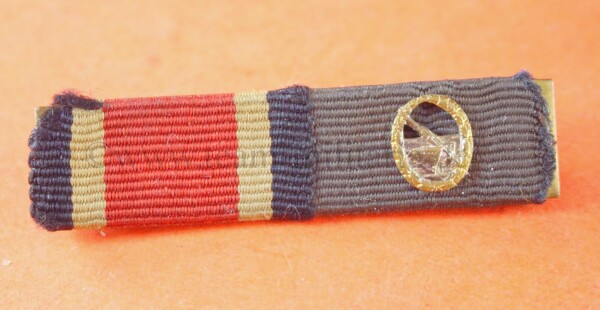 2-fach Feldspange Eisernes Kreuz 2.Klasse & Kriegsabzeichen der Marine-Artillerie in 57iger Ausführung