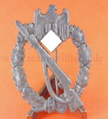 Infanteriesturmabzeichen in Silber (R.Karneth)-(block hinge)