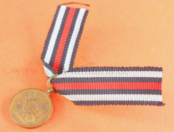 Miniatur Preussen Kriegsgedenkmünze dem siegreichen Heere 1870/71 am Band