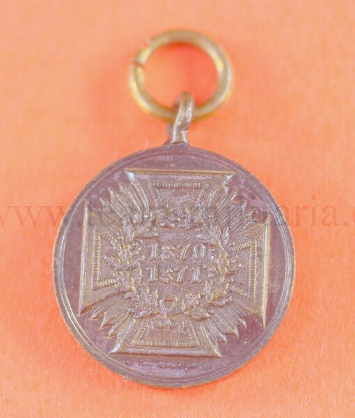 Miniatur Kriegsdenkmünze für Nichtkämpfer 1870/1871