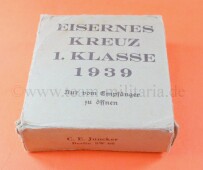 blauer Umkarton Eisernes Kreuz 1. Klasse 1939 ( C.E....