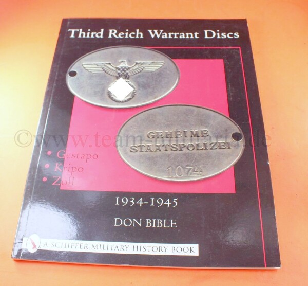 Fachbuch - Third Reich Warrant Discs von Don Bible