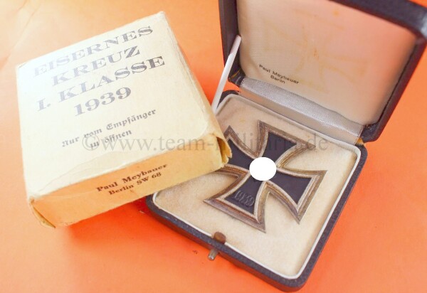 Eisernes Kreuz 1.Klasse 1939 (L/13) im Etui mit Umkarton - MINT CONDITION