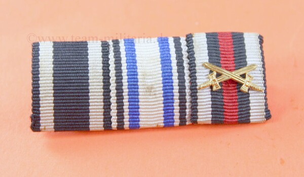 Bandspange / Feldspange EIsernes Kreuz 2.Klasse 1914,bayrisches Militärverdienstkreuz und Frontkämpfer Ehrenkreuz