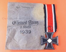 Eisernes Kreuz 2.Klasse 1939 (15) mit Band und T&uuml;te...