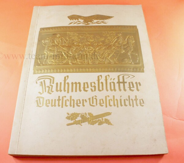 Zigarettenbilderalbum / Sammelalbum - Ruhmesblätter Deutscher Geschichte - komplett